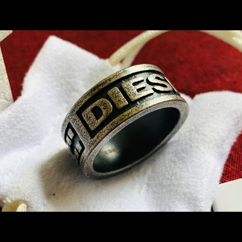 Diesel band/ring unisex size 11 solid - Picture 2 of 2